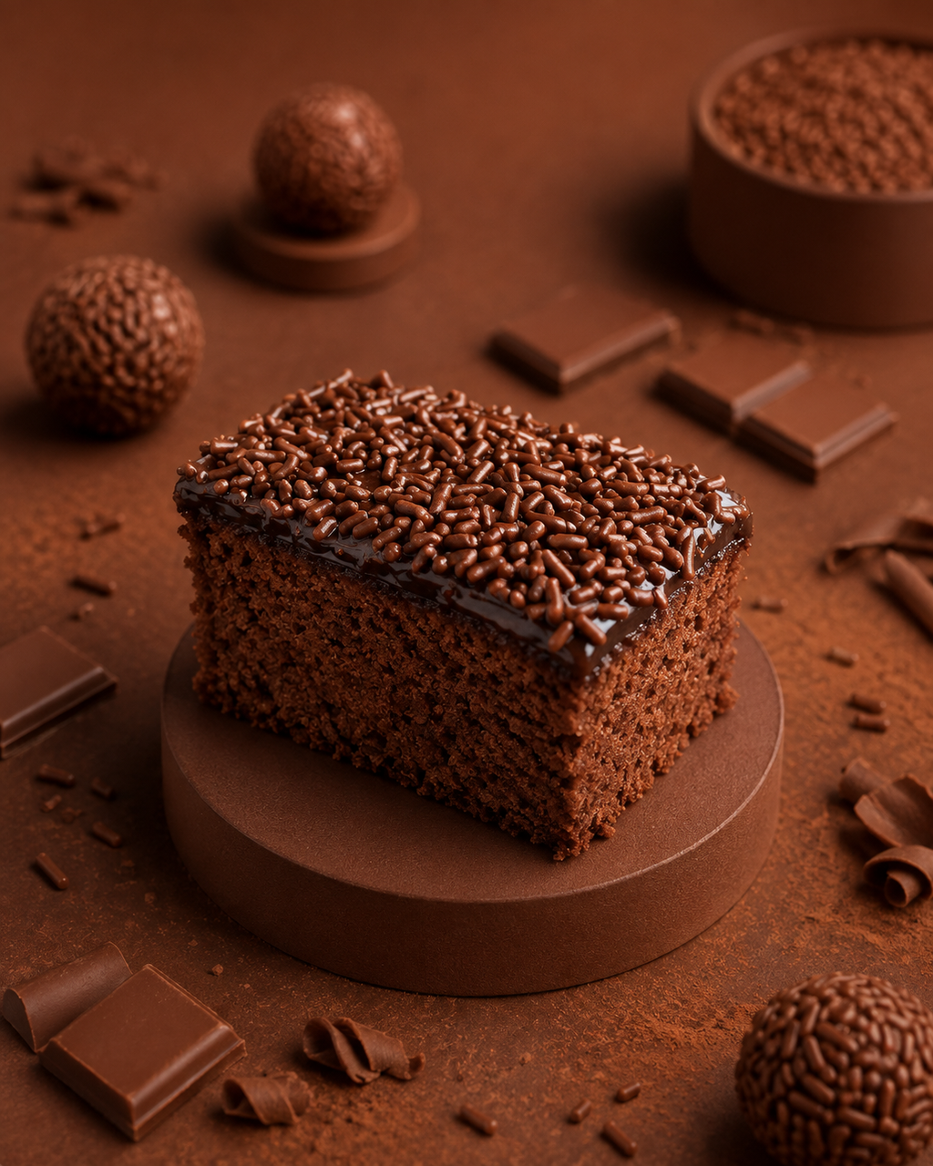 Bolo de Chocolate Artesanal | Bolo de Aniversário de Chocolate
