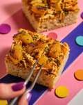 Pizza de Frango Artesanal com Damasco | Pizza de Aniversário de Frango com Damasco