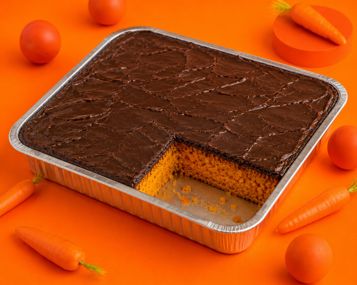 Bolo de Cenoura Artesanal | Bolo de Aniversário de Cenoura