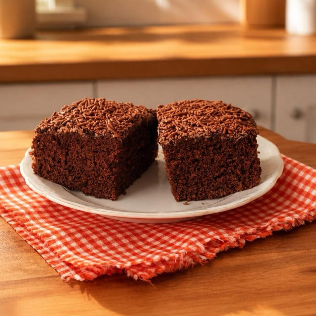 2 Bolos: 1 Bolo de Chocolate + 1 Bolo de Cenoura | Bolo de Aniversário Artesanal