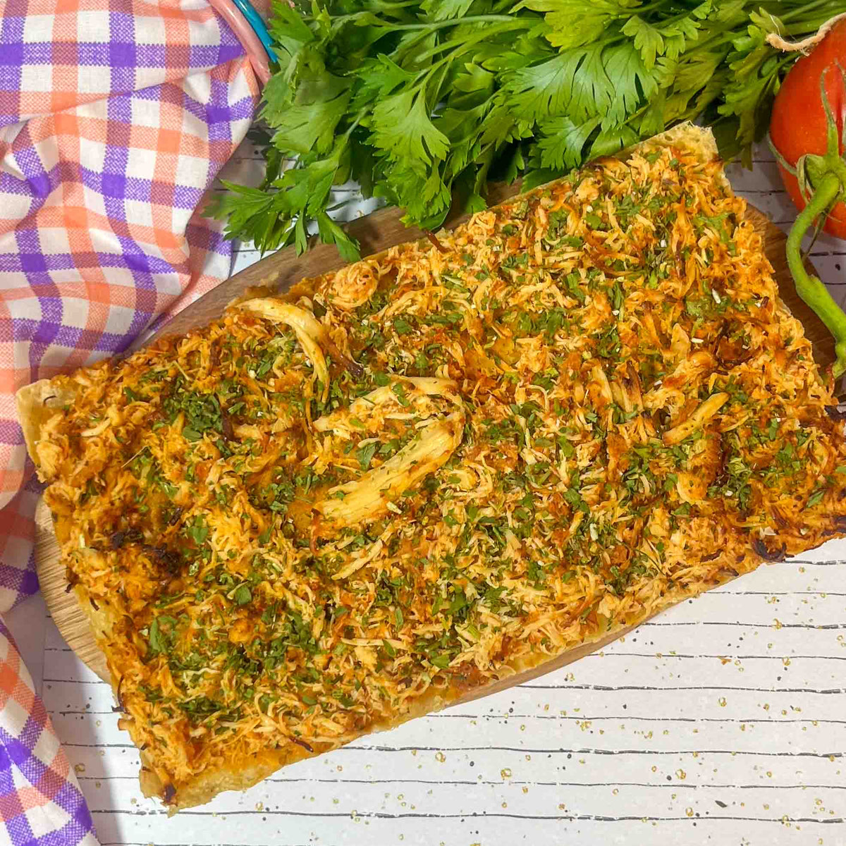 Pizza de Frango Artesanal | Pizza de Aniversário de Frango