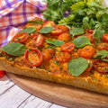 Pizza Artesanal de Tomate Cereja com Manjericão | Pizza de Aniversário de Tomate Cereja com Manjericão