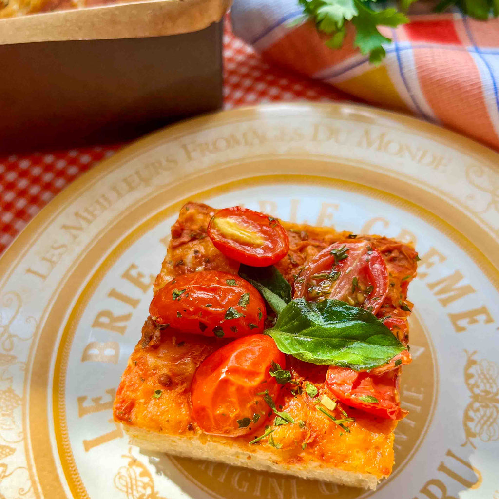 Pizza Artesanal de Tomate Cereja com Manjericão | Pizza de Aniversário de Tomate Cereja com Manjericão